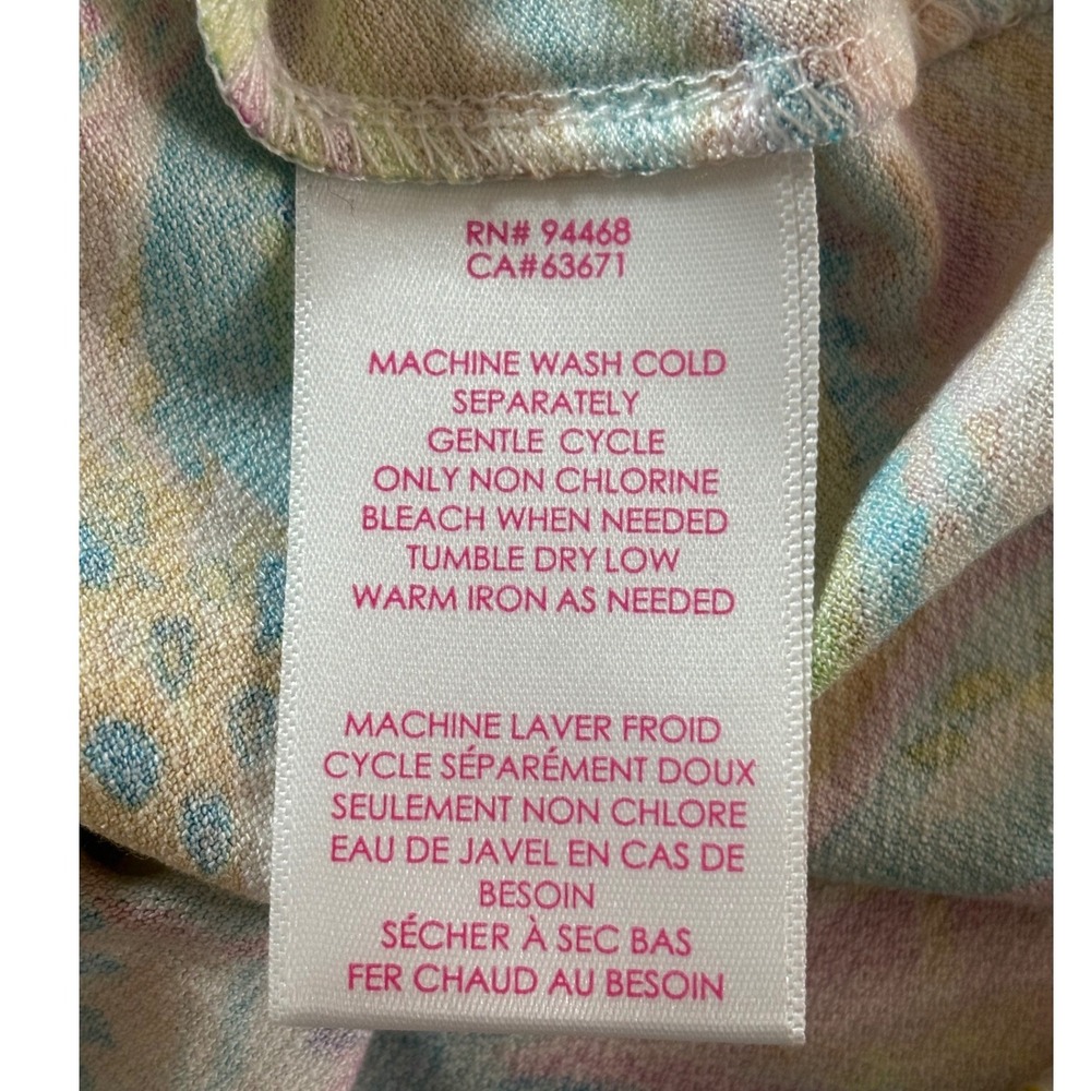 Stella Parker Tropical Floral Maxi Sun Dress XL Coastal Resort Summer Travel - Picture 7 of 8